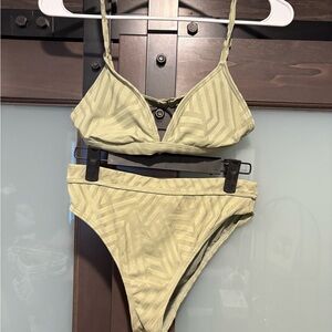 Billabong Green Bikini Set Swimwear